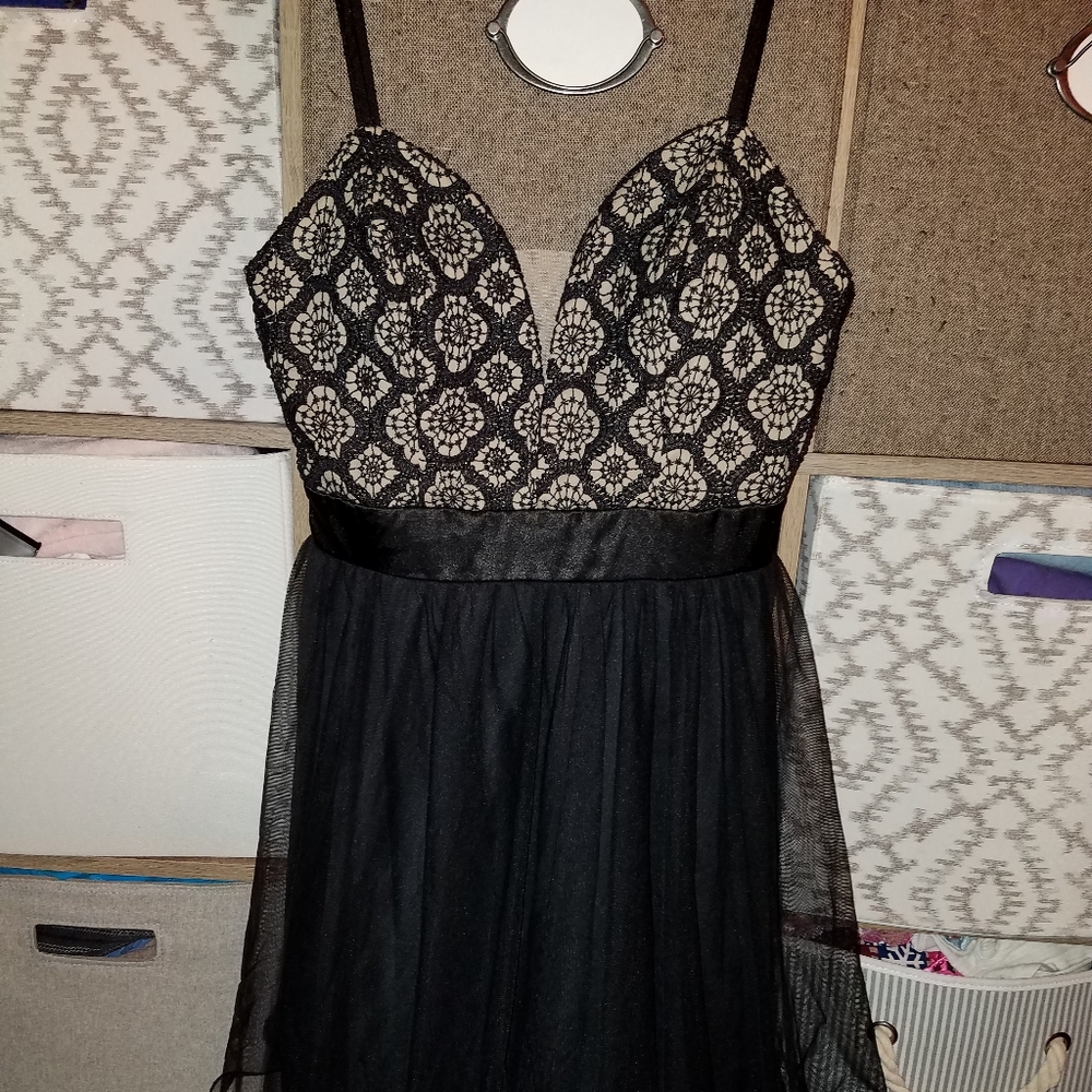 Sequin Hearts Juniors Dress